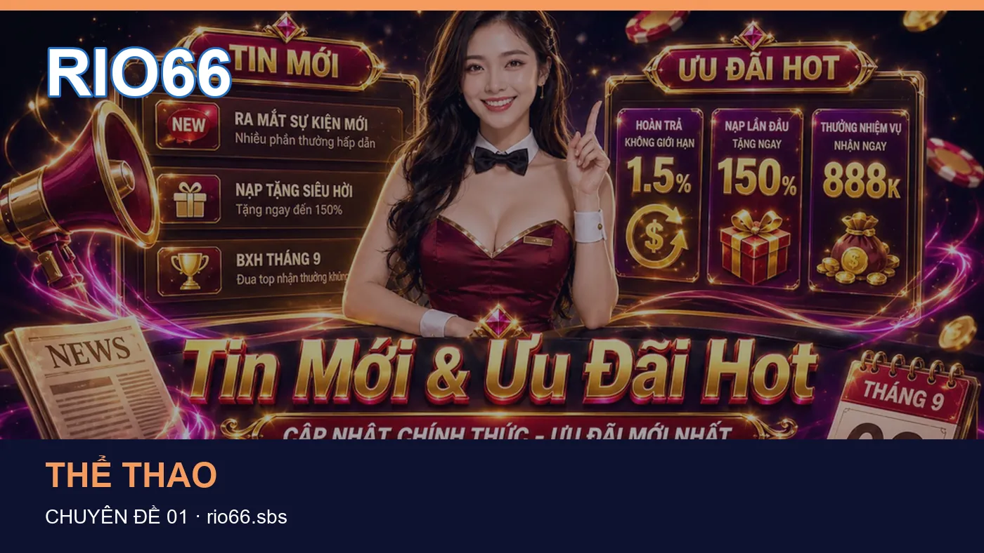 Cách bắt đầu đọc chuyên mục Thể thao trên RIO66